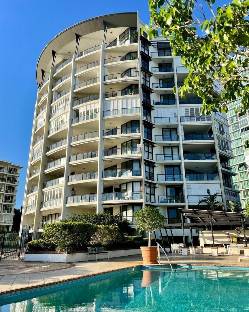 Lancaster Tower and pool deck, Brisbane